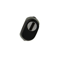 NEMEF Hollands Design Deurschild Afgerond Zwart Anti-kerntrek SKG 3-sterren 3711-72mm -InterieurKunst Verkoopwinkel 123 21367