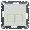 Schneider Electric Merten Inbouw Contactdoos UTP CAT5E 2V WIT