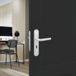 GAMMA Deurkrukset Moskou Langschild Sleutel 56mm Aluminium -InterieurKunst Verkoopwinkel 123 21396