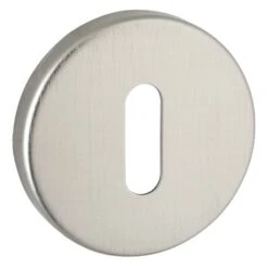 GAMMA Sleutel Rozet Rond RVS Look (aluminium)