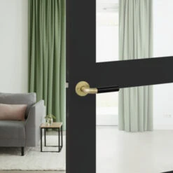 GAMMA Deurkrukset Sevilla Rozet Rond Messing Mat -InterieurKunst Verkoopwinkel 123 21455