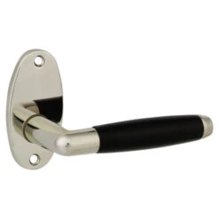 GAMMA Deurkrukset Lena Ovaal Rozet Nikkel Glans (messing)