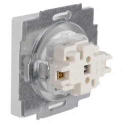 Busch-Jaeger Future Linear Enkel Stopcontact Mat Wit -InterieurKunst Verkoopwinkel 123 2154