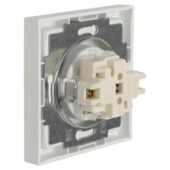 Busch-Jaeger Future Linear Enkel Stopcontact Mat Wit -InterieurKunst Verkoopwinkel 123 2157
