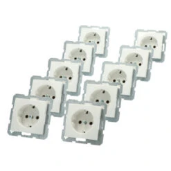 Berker S.1 Voordeelpack Inbouw Enkel Geaard Stopcontact 10 Stuks