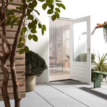 Livn Deurgordijn Twinkle Wit 100x230 Cm 4 Livn Deurgordijn Twinkle Wit 100x230 Cm - Afbeelding 4