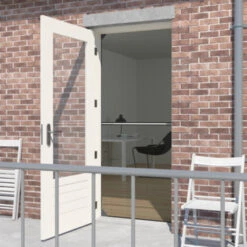 Livn Hordeur Excellent Telescopisch Wit 235x105 Cm -InterieurKunst Verkoopwinkel 123 21896