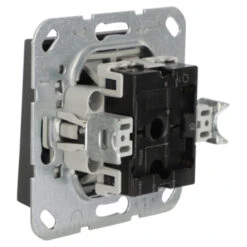 Gira E2 Inbouw Wisselschakelaar Mat Zwart -InterieurKunst Verkoopwinkel 123 2191