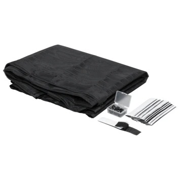 Screen Lite Magneet Hordeur Strip Sluiting Zwart 95x235 Cm 7 Screen Lite Magneet Hordeur Strip Sluiting Zwart 95x235 Cm - Afbeelding 7