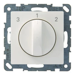 Schneider Electric Schneider Merten System-M Ventilatorschakelaar Polarwit