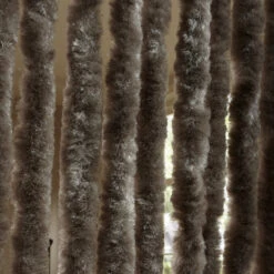 Livn Deurgordijn Chenille Taupe 90x220 Cm -InterieurKunst Verkoopwinkel 123 22006