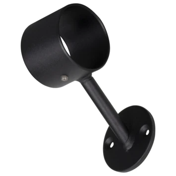 CanDo Leuninghouder Rotterdam Mat Zwart (2 Stuks) 1 CanDo Leuninghouder Rotterdam Mat Zwart (2 Stuks)