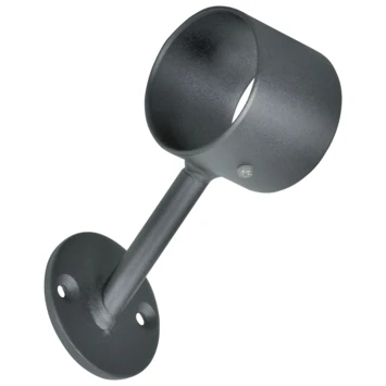 CanDo Leuninghouder Rotterdam Mat Zwart (2 Stuks) 5 CanDo Leuninghouder Rotterdam Mat Zwart (2 Stuks) - Afbeelding 5