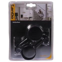 CanDo Leuninghouder Rotterdam Mat Zwart (2 Stuks) 11 CanDo Leuninghouder Rotterdam Mat Zwart (2 Stuks) -InterieurKunst Verkoopwinkel 123 22096