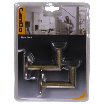 CanDo Leuninghouder New York Oud Brons (2 Stuks) 6 CanDo Leuninghouder New York Oud Brons (2 Stuks) - Afbeelding 6