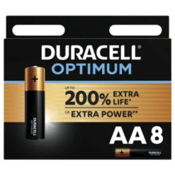 Duracell Batterij AA Alkaline Optimum 8 Stuks