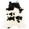 Koeienhuid Vloerkleed Zwart Wit 10 Mm 180x200 Cm