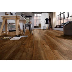 GAMMA Signature Xtra Breed Laminaat Warm Bruin 2V-groef 8 Mm 2,69 M2 -InterieurKunst Verkoopwinkel 123 22515