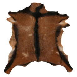 Geitenvacht Vloerkleed Bruin Gemeleerd 20 Mm 70x50 Cm -InterieurKunst Verkoopwinkel 123 22520