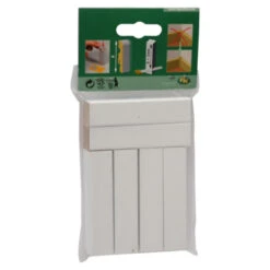 Hoekstuk MDF Wit 12,2 Cm 6 Stuks -InterieurKunst Verkoopwinkel 123 22668