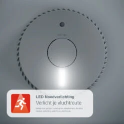 AngelEye Optische Rookmelder Met Noodverlichting En Vervangbare Batterijen (levensduur 10 Jaar) -InterieurKunst Verkoopwinkel 123 2287