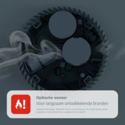 AngelEye Optische Rookmelder Met Lithium Batterij (levensduur 10 Jaar) -InterieurKunst Verkoopwinkel 123 2295