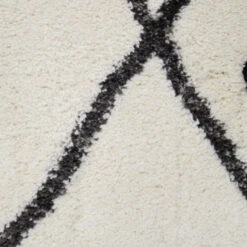 Vloerkleed Pelush Zwart Wit Wieber 160x230 Cm -InterieurKunst Verkoopwinkel 123 23027