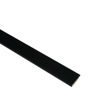 Plint Recht 120X14mm 240 Cm Zwart 1 Plint Recht 120X14mm 240 Cm Zwart
