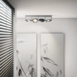 Philips Opbouwspot MyLiving Particon LED Aluminium 4 X 4.5W 6 Philips Opbouwspot MyLiving Particon LED Aluminium 4 X 4.5W -InterieurKunst Verkoopwinkel 123 23449