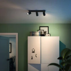 Philips Triospot Kosipo Zwart -InterieurKunst Verkoopwinkel 123 23535