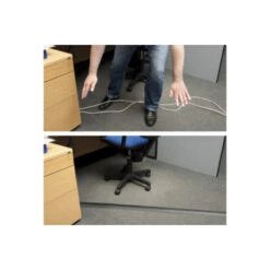 D-line Kabelgoot Halfrond Zwart 60/12 Mm 1.8 Meter -InterieurKunst Verkoopwinkel 123 2359