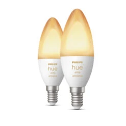 Philips HueWhite Ambiance E14 Lamp 2-pack Incl. Bluetooth -InterieurKunst Verkoopwinkel 123 23592