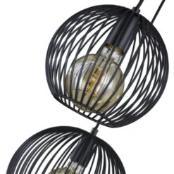 GAMMA Hanglamp Nikki Zwart 3* -InterieurKunst Verkoopwinkel 123 23653
