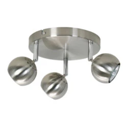 GAMMA Spotplaat Ronda 3-lichts Nikkel