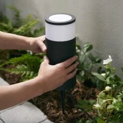 Philips Hue Calla Uitbreidingsset Sokkel 1x8W Zwart -InterieurKunst Verkoopwinkel 123 23726