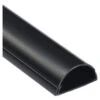 D-line Kabelgoot Halfrond Zwart 50/25 Mm 1 Meter