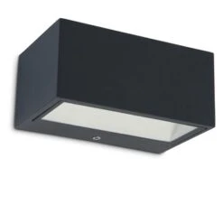 Lutec Buitenlamp Gemini Antraciet 2-lichts Klein