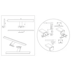 Tiger Spiegelverlichting Aurel 3040 LED 30cm -InterieurKunst Verkoopwinkel 123 23802