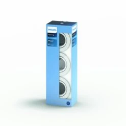 PHILIPS DONEGAL INBOUWSPOT ROND WIT 230V -InterieurKunst Verkoopwinkel 123 23825