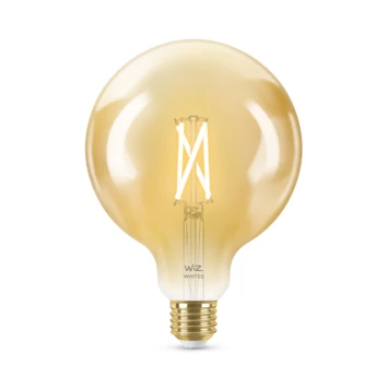 WiZ Connected LED Globe E27 50W Filament Gold Koel Tot Warmwit Licht Dimbaar 1 WiZ Connected LED Globe E27 50W Filament Gold Koel Tot Warmwit Licht Dimbaar