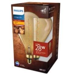 Philips LED Giant Peer E27 25W Filament Goud Niet Dimbaar