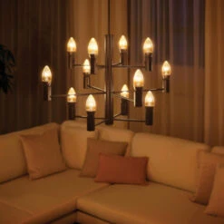 Philips Hue White Filament Kaars E14 4.5W 9 Philips Hue White Filament Kaars E14 4.5W -InterieurKunst Verkoopwinkel 123 23960