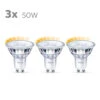 Philips LED Spot 50W 3 Stuks Warmglow Dimbaar