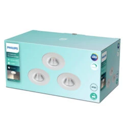 Philips Badkamer LED Inbouwset Dive 3x5.5W Wit -InterieurKunst Verkoopwinkel 123 24092