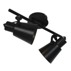 GAMMA Opbouwspot Sorrento 2-lichts Mat Zwart -InterieurKunst Verkoopwinkel 123 24195