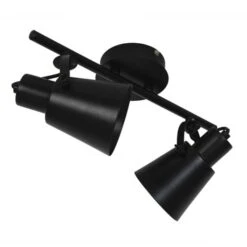 GAMMA Opbouwspot Sorrento 2-lichts Mat Zwart -InterieurKunst Verkoopwinkel 123 24196