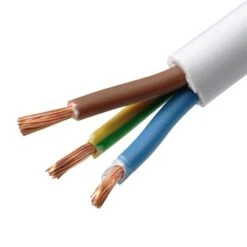 Handson Stroomkabel Rond Wit 3x 1,5mm² 5 Meter