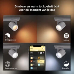 Philips Hue Opbouwspot Argenta Aluminium -InterieurKunst Verkoopwinkel 123 24270