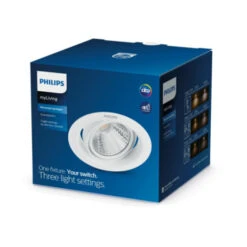 Philips Inbouwspot LED Pomeron Sceneswitch 1x5W 2700K Wit -InterieurKunst Verkoopwinkel 123 24315