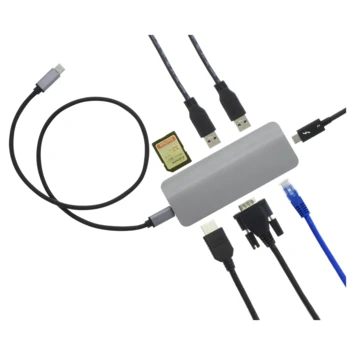 Q-Link 8-in-1 USB-C Hub 3 Q-Link 8-in-1 USB-C Hub - Afbeelding 3